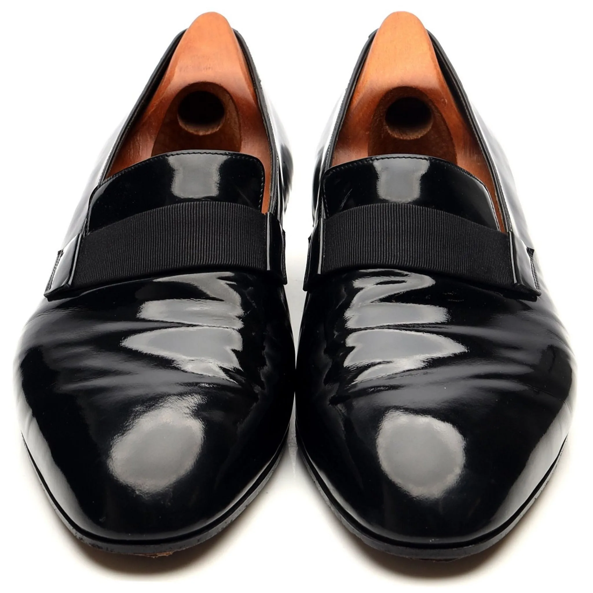 Black Patent Leather Loafers UK 9.5 / UK 10