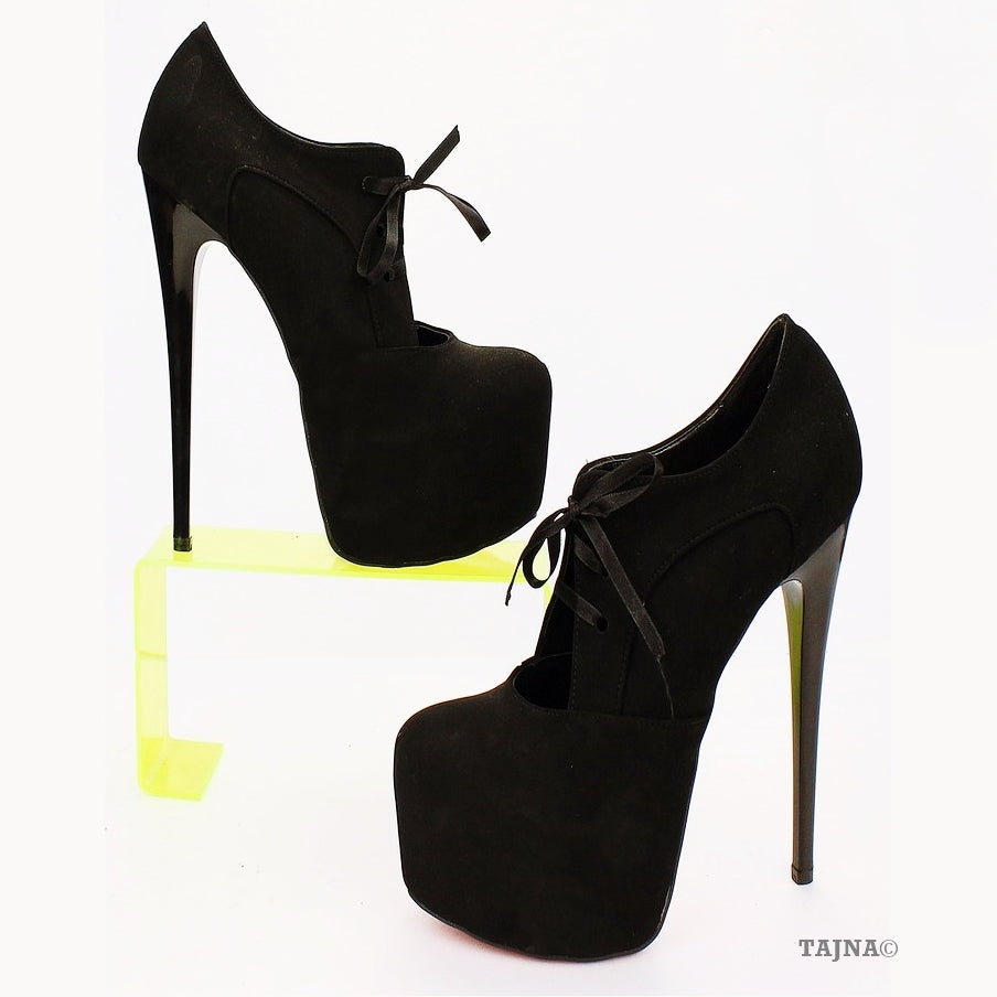 Black Platform Booties