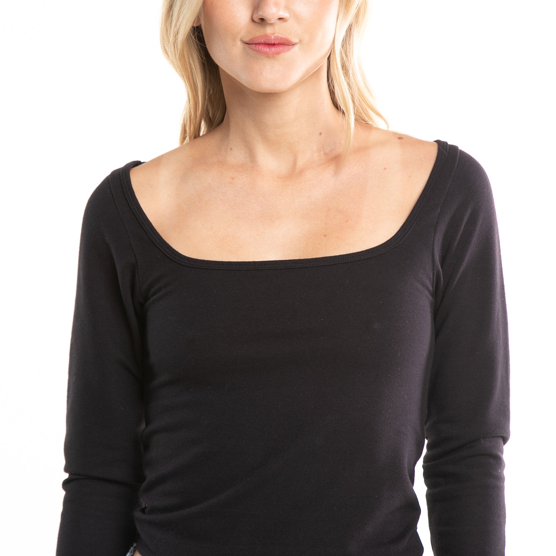 Black Rebel Skinny Long Sleeve Tee for Women - Rusty Ml