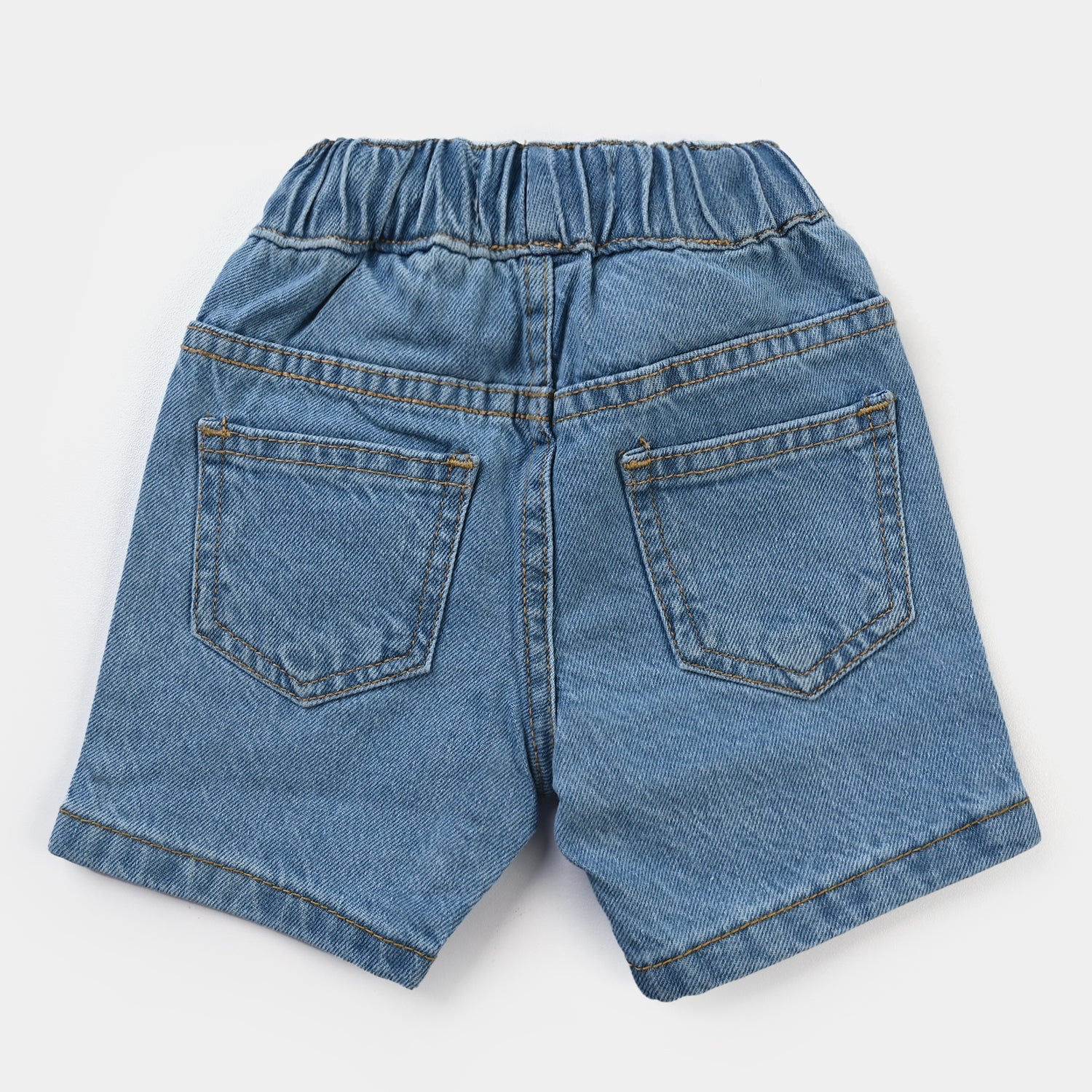 Boys Denim Shorts - Hi-Ice Blue - Stretch - Infant