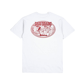 Brixton Bass Brains Swim T-Shirt - White