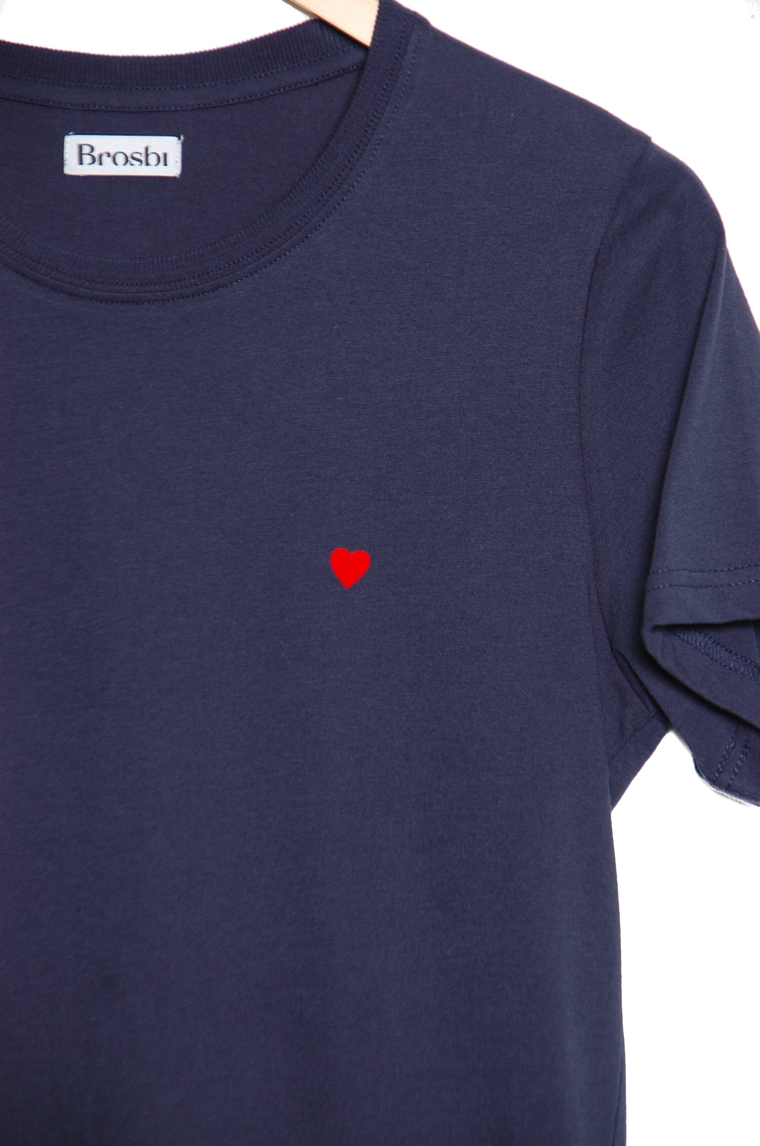 Brosbi Icon Navy Tee - Heart