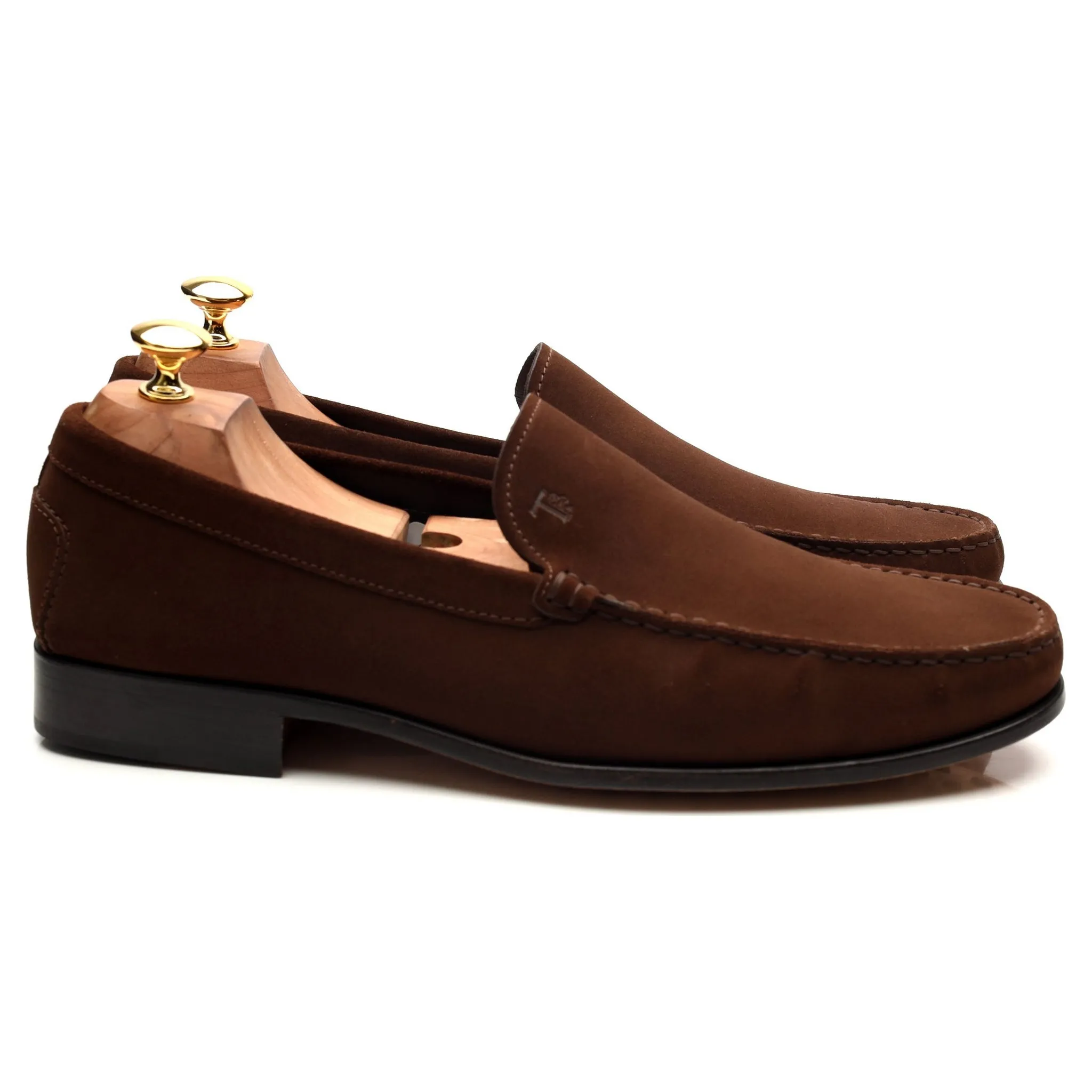 Brown Suede Loafers UK 10