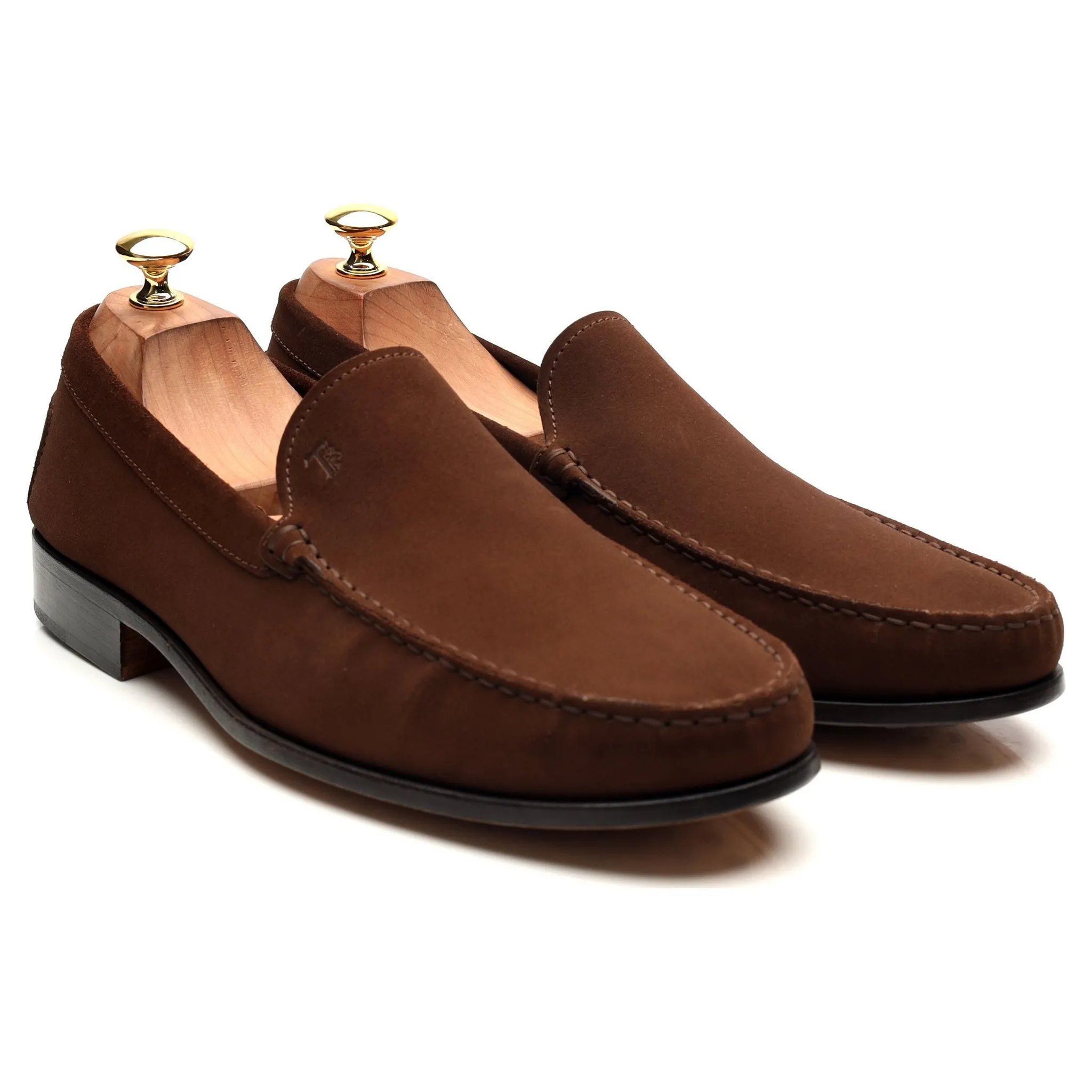 Brown Suede Loafers UK 10