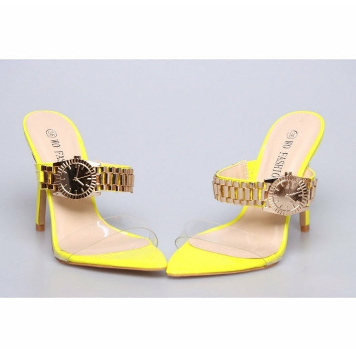 Buckle Stilettos Pumps Sandals