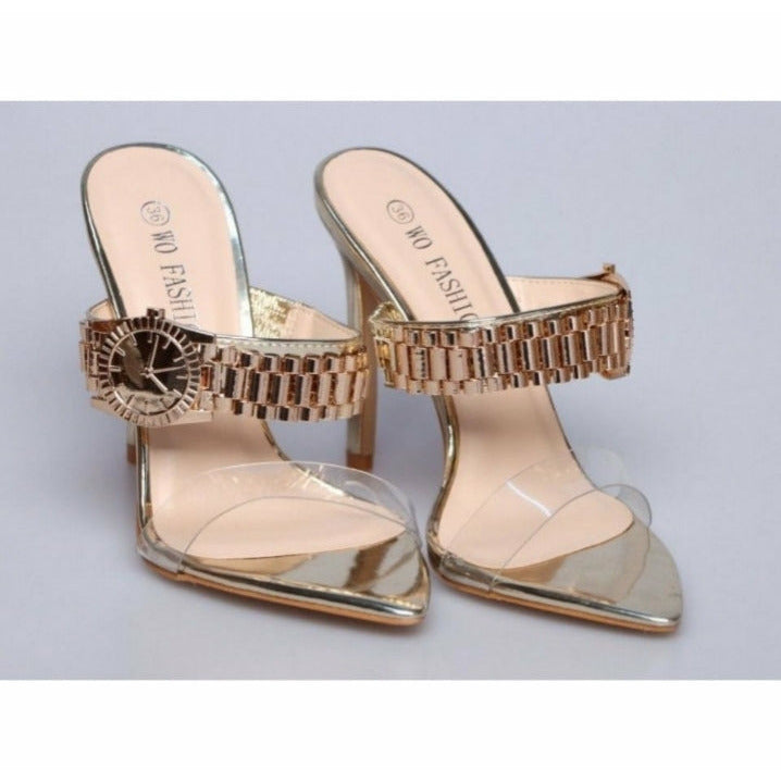 Buckle Stilettos Pumps Sandals