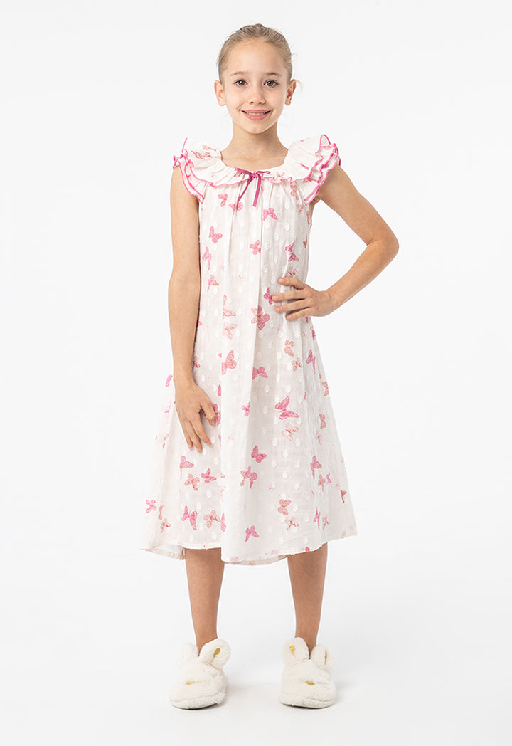 Butterfly Ribbon Night Dress