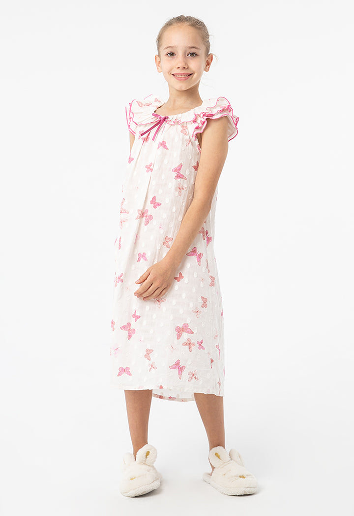 Butterfly Ribbon Night Dress