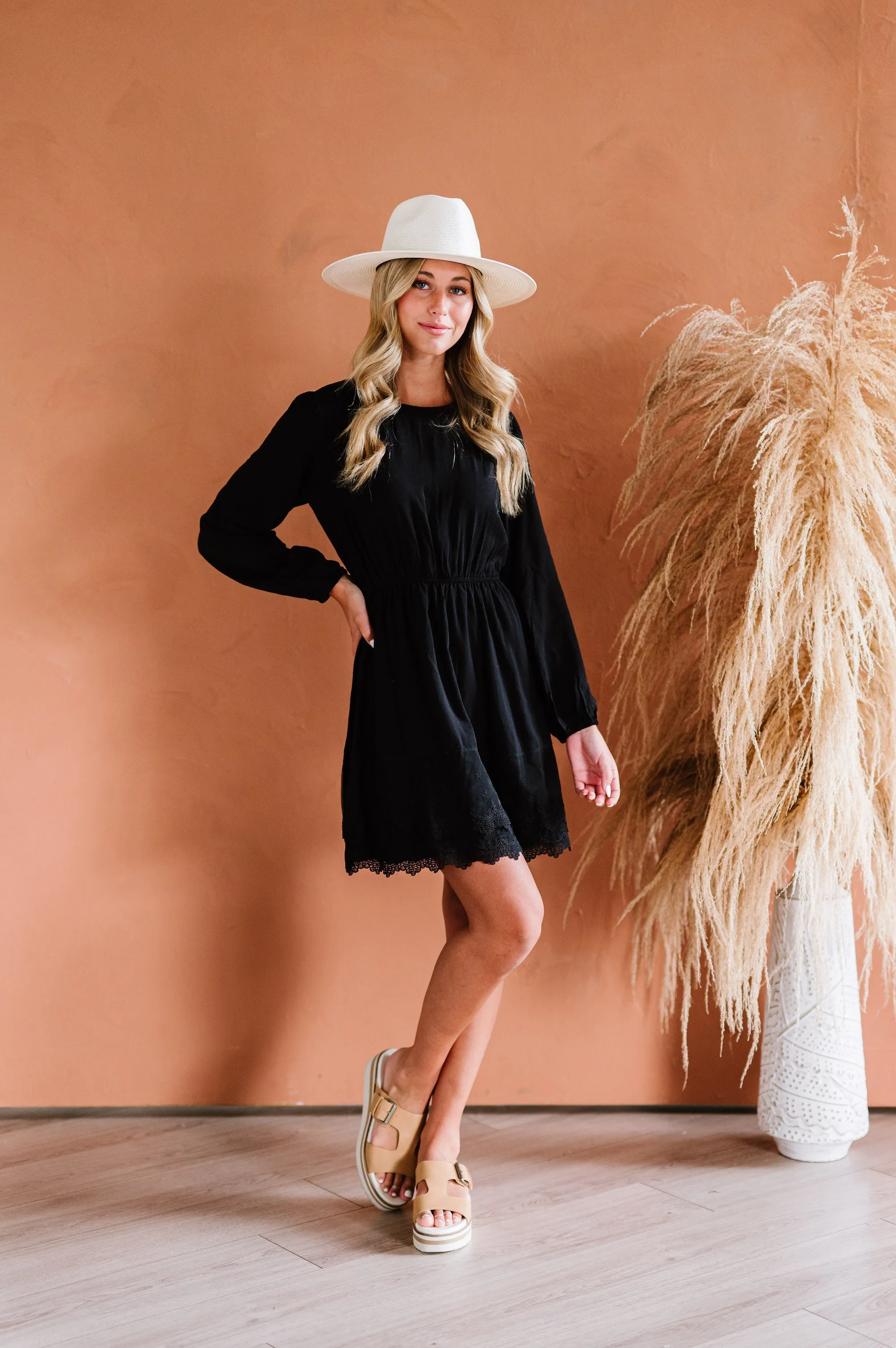 Solid Black Cammy Dress - Shop Now