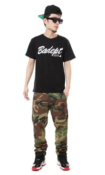 Camo Military Denim Pants for Men