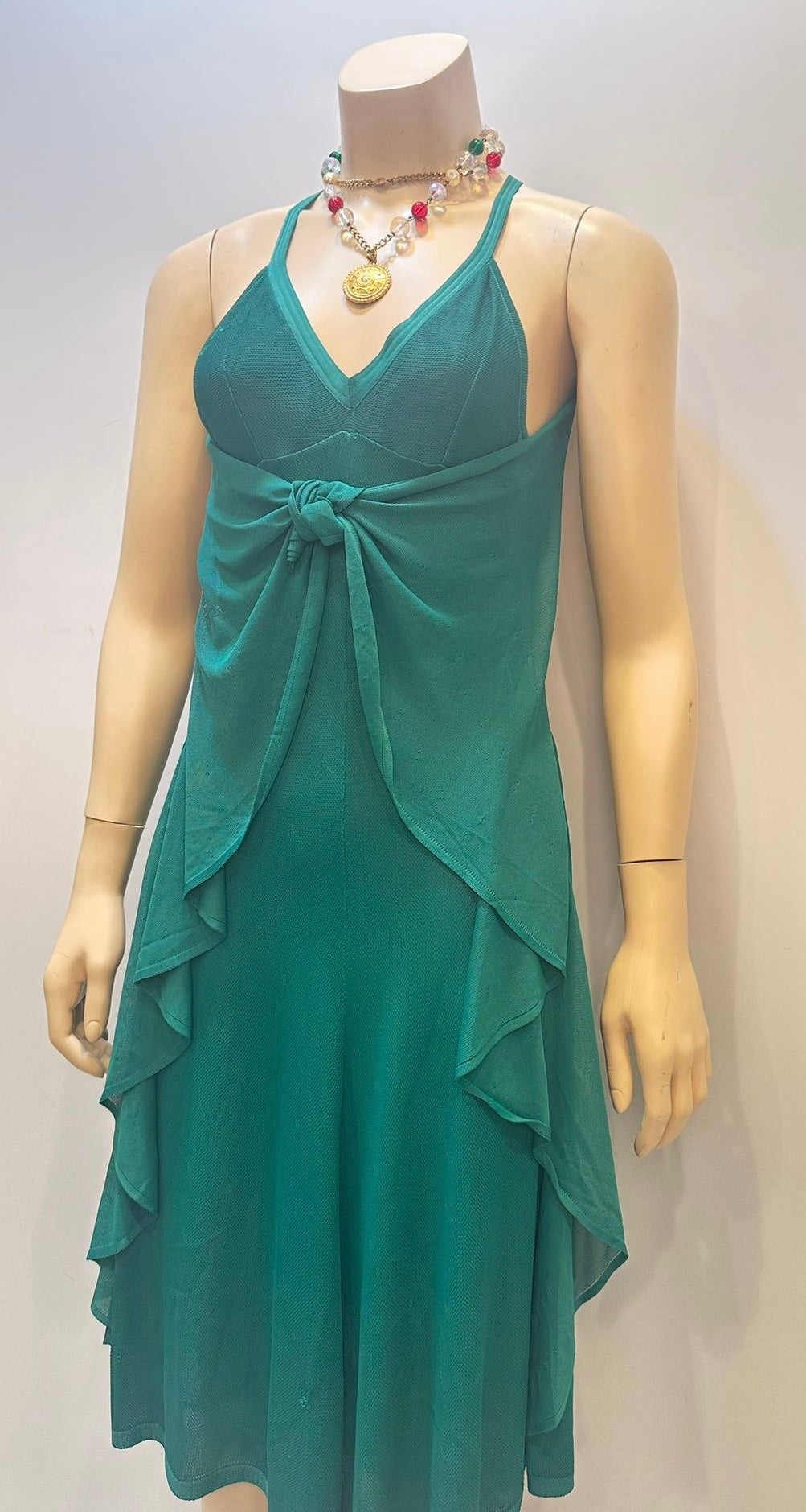 Chanel 09P Green Knit Dress Size 36 4 - Shop Now!