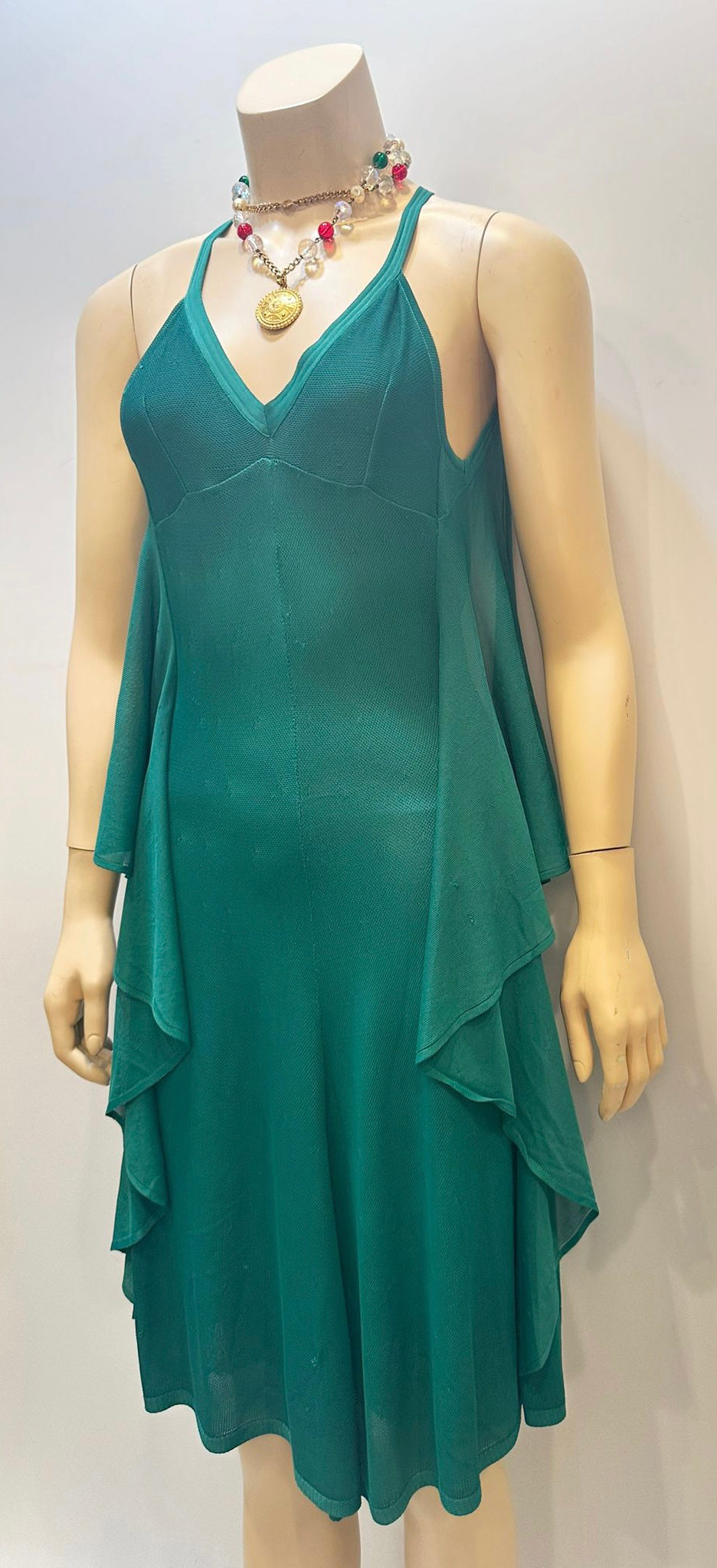 Chanel 09P Green Knit Dress Size 36 4 - Shop Now!