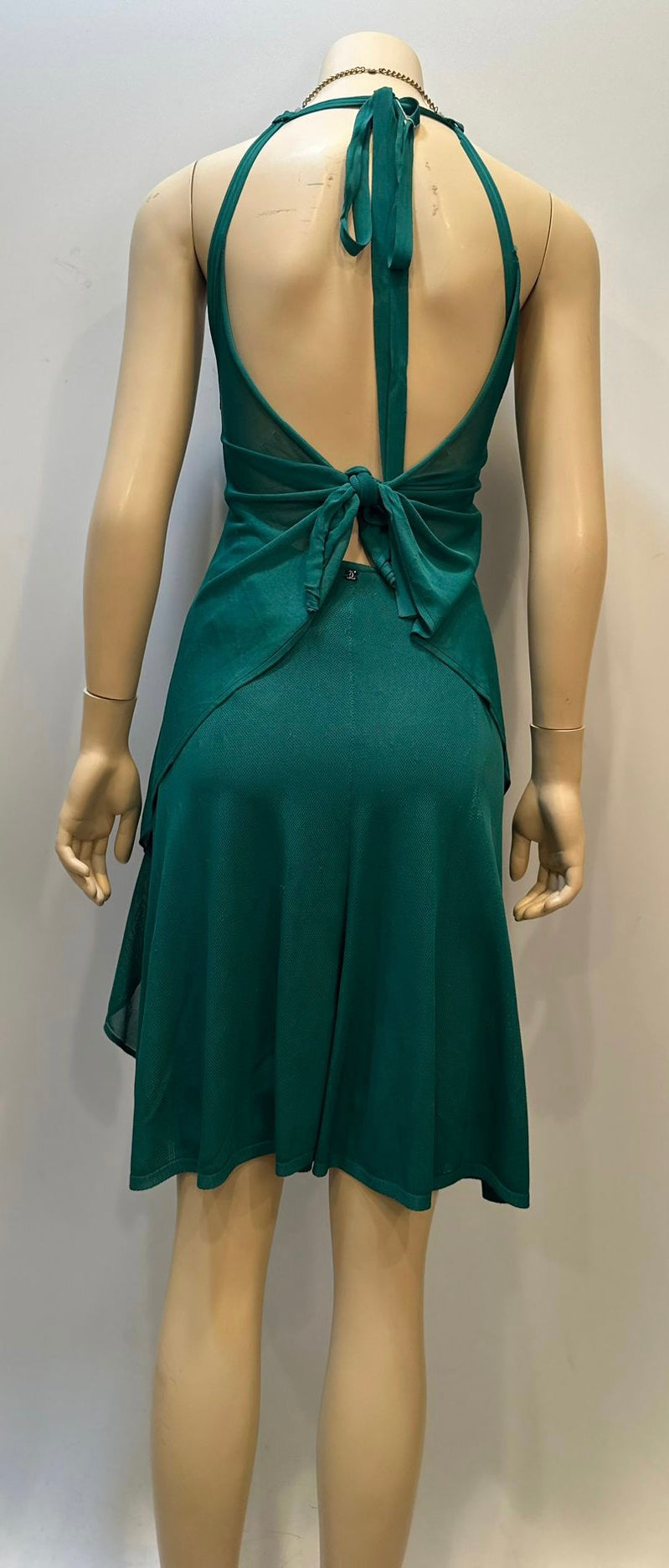 Chanel 09P Green Knit Dress Size 36 4 - Shop Now!