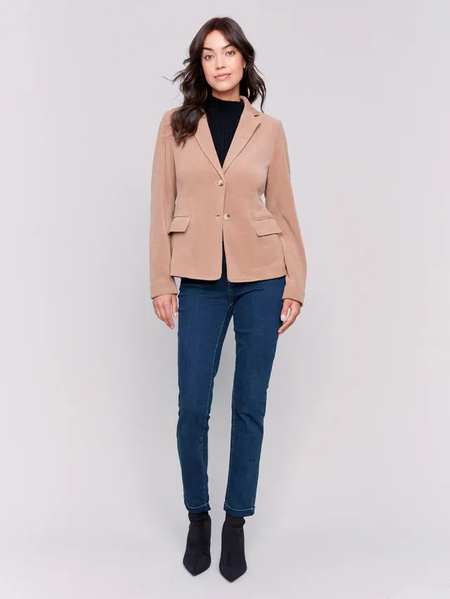 Charlie B Knit Corduroy Blazer