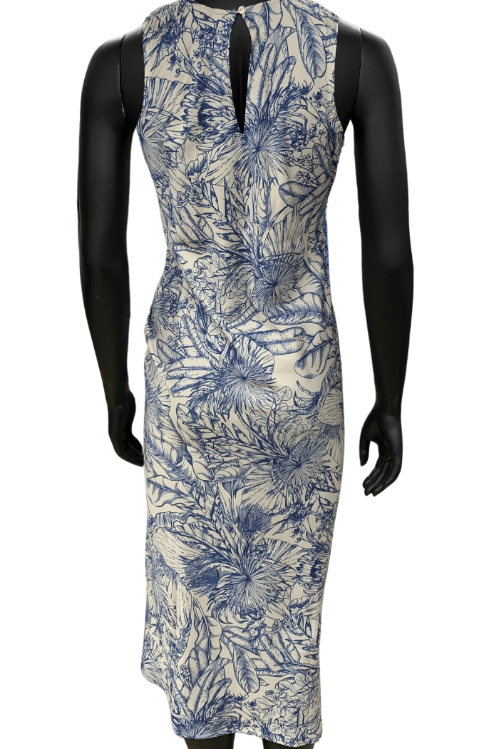 Charlie B Satin Sleeveless Dress in Jungle Print (C3180P 767B) - P620