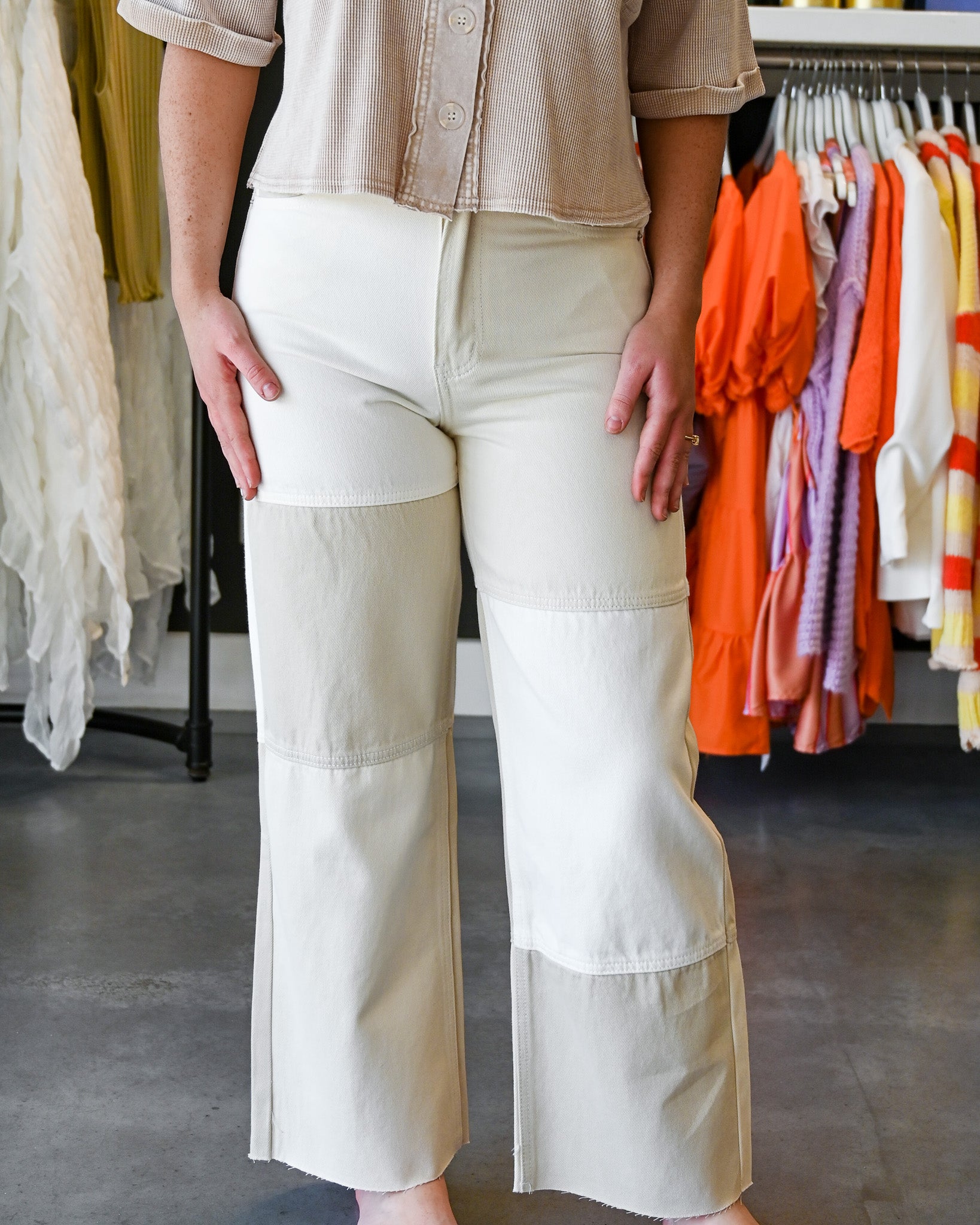 Christi Color Block Pants - Shop Now