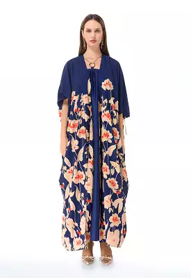 circular dress with printed abaya set online