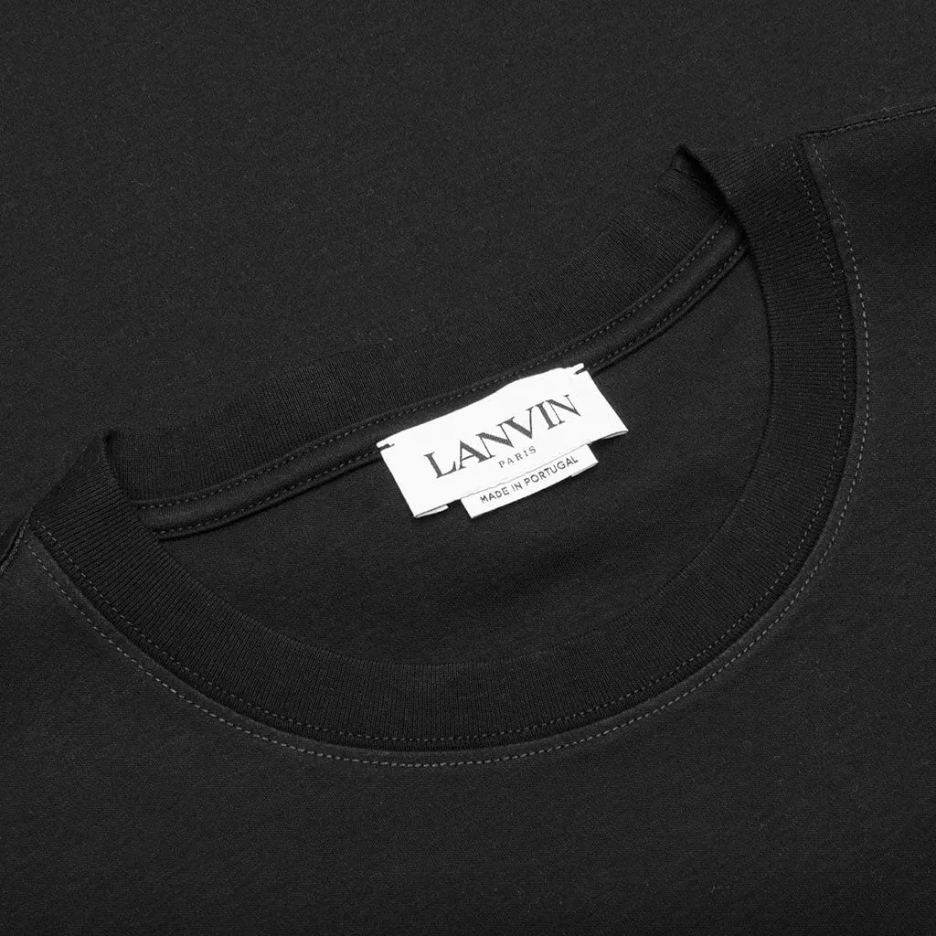 Black Lanvin Curb Tee - Timeless Style