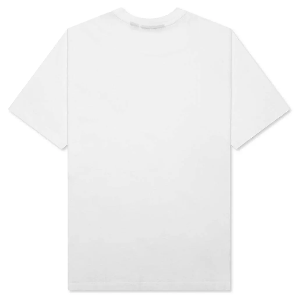 White Classic Logo Tee