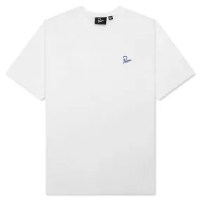 White Classic Logo Tee