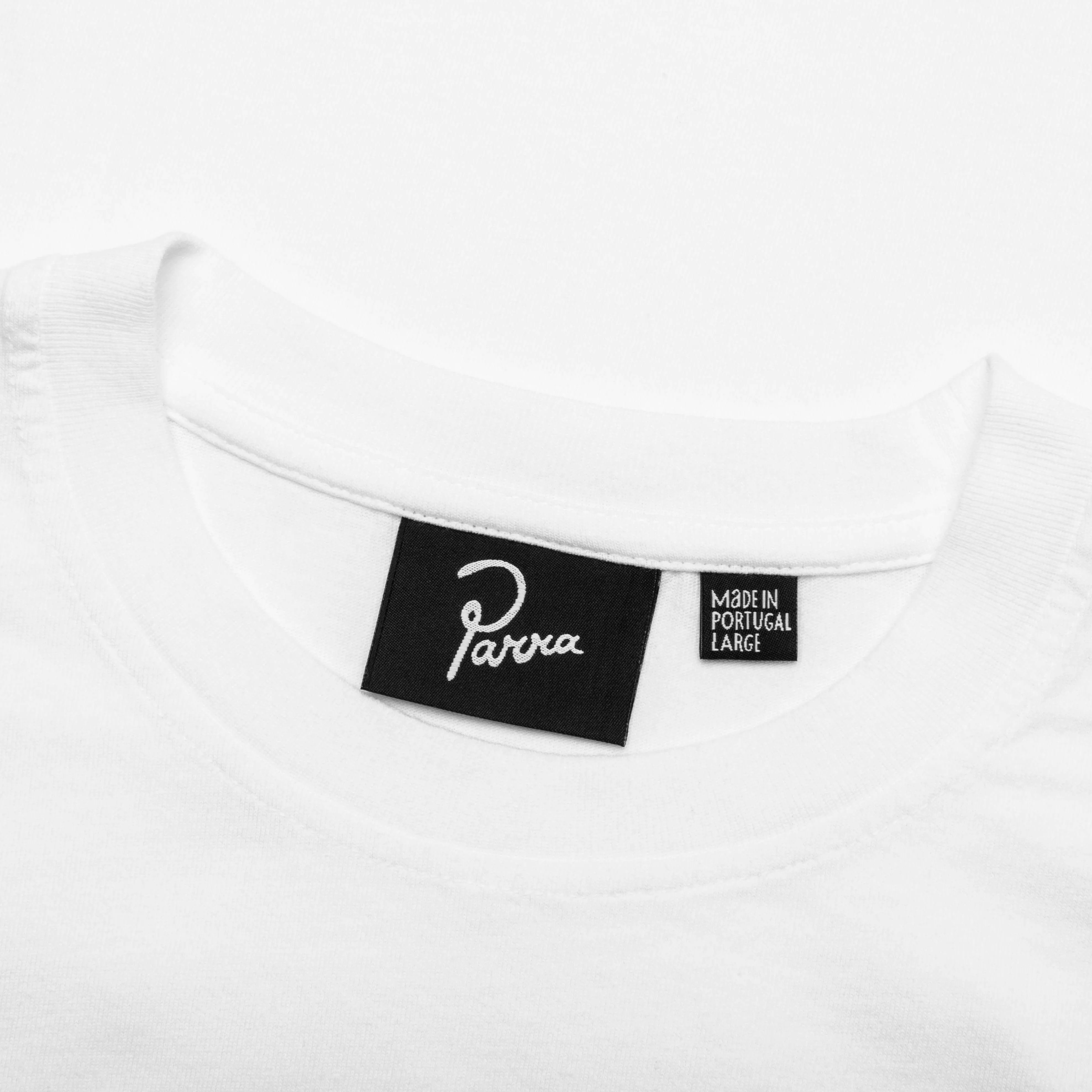 White Classic Logo Tee