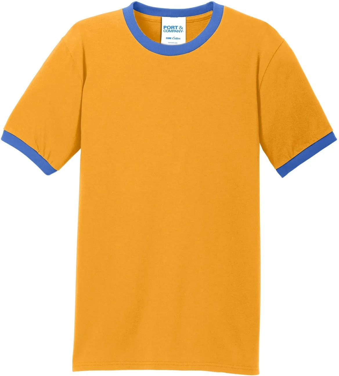 Port & Company Core Cotton Ringer Tee - Closeout Sale