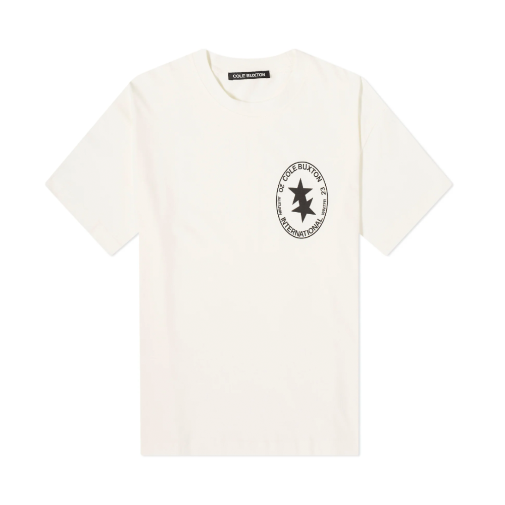 Cole Buxton vintage white crest t-shirt