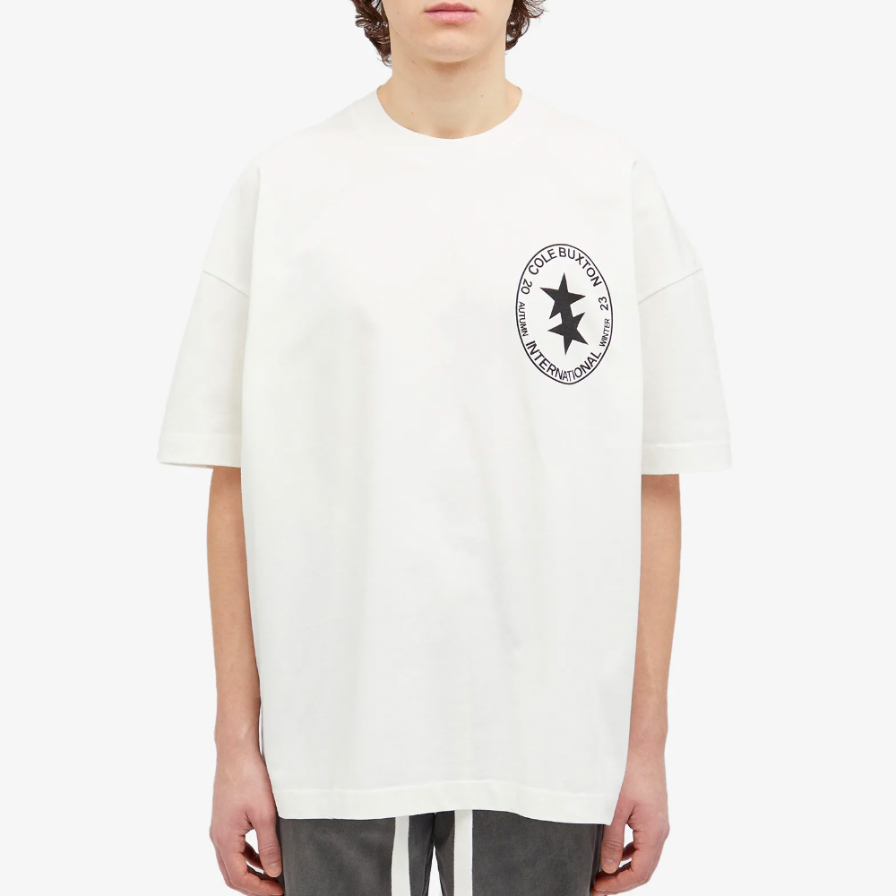 Cole Buxton vintage white crest t-shirt