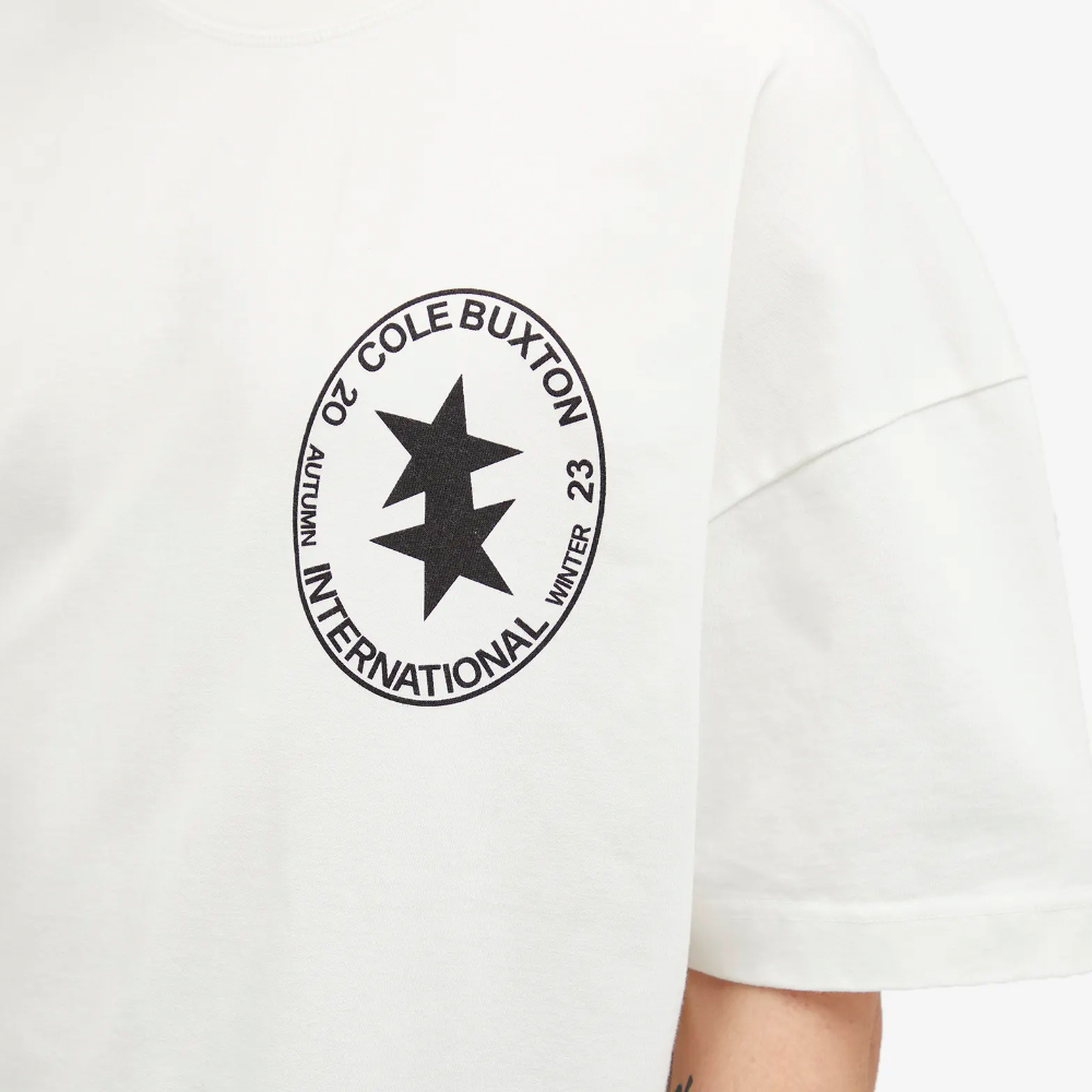 Cole Buxton vintage white crest t-shirt