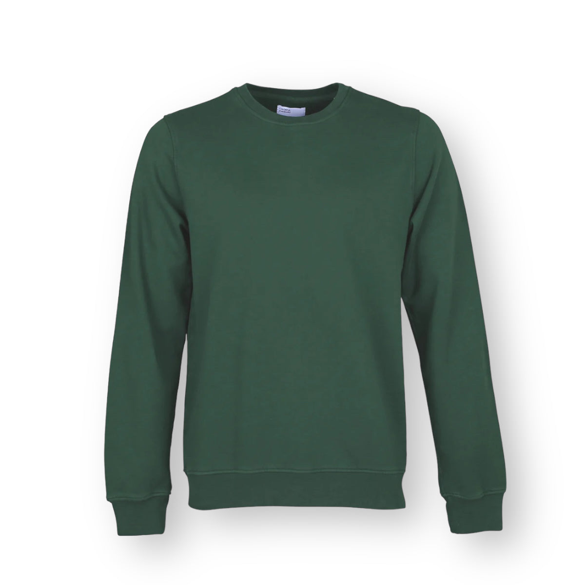 Colorful emerald green crew sweatshirt