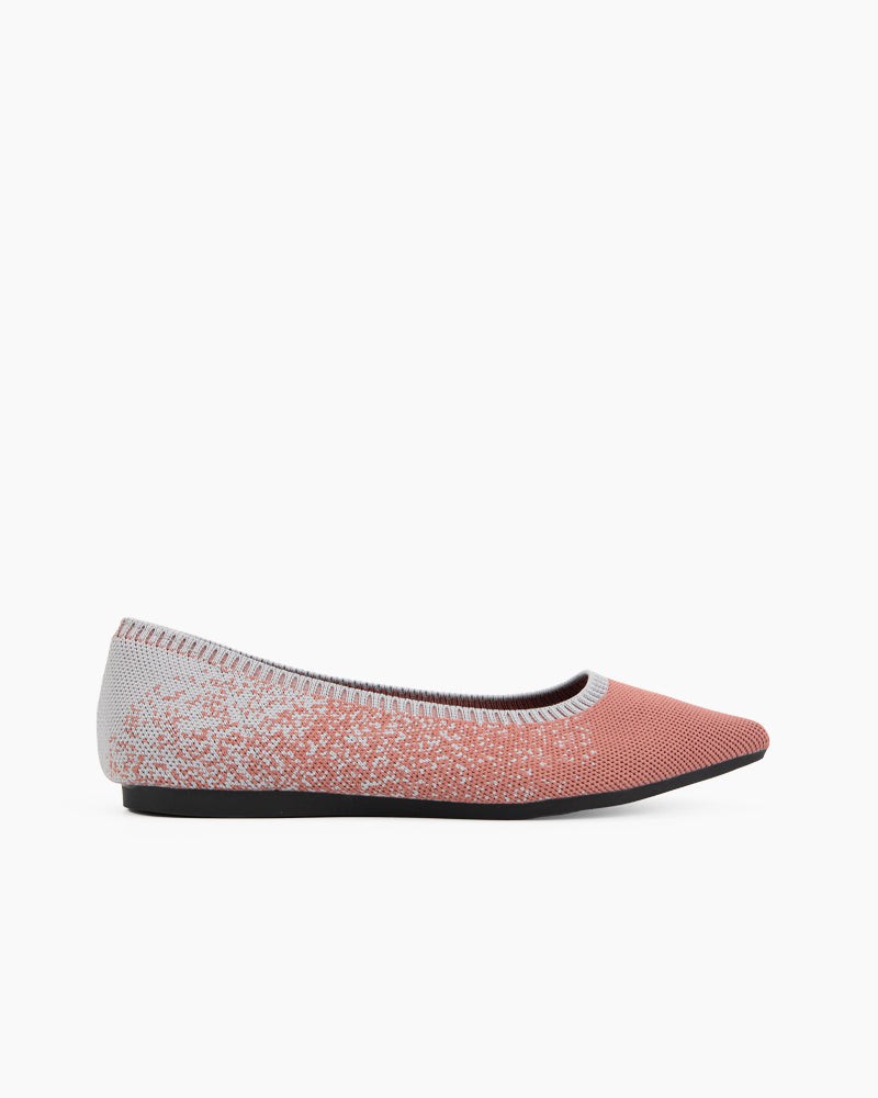 Comfy Ballet Flat Shoes for Dressing Casually - Knitted