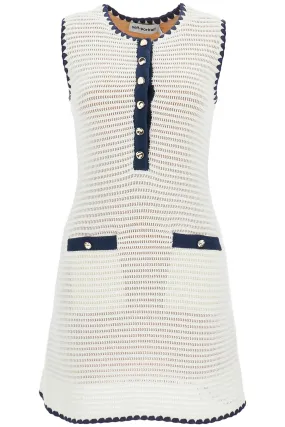 Crochet Sleeveless Mini Dress