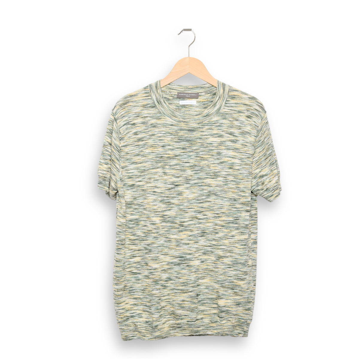 Daniele Fiesoli green knit tee in sponge cotton - DF 7045 01