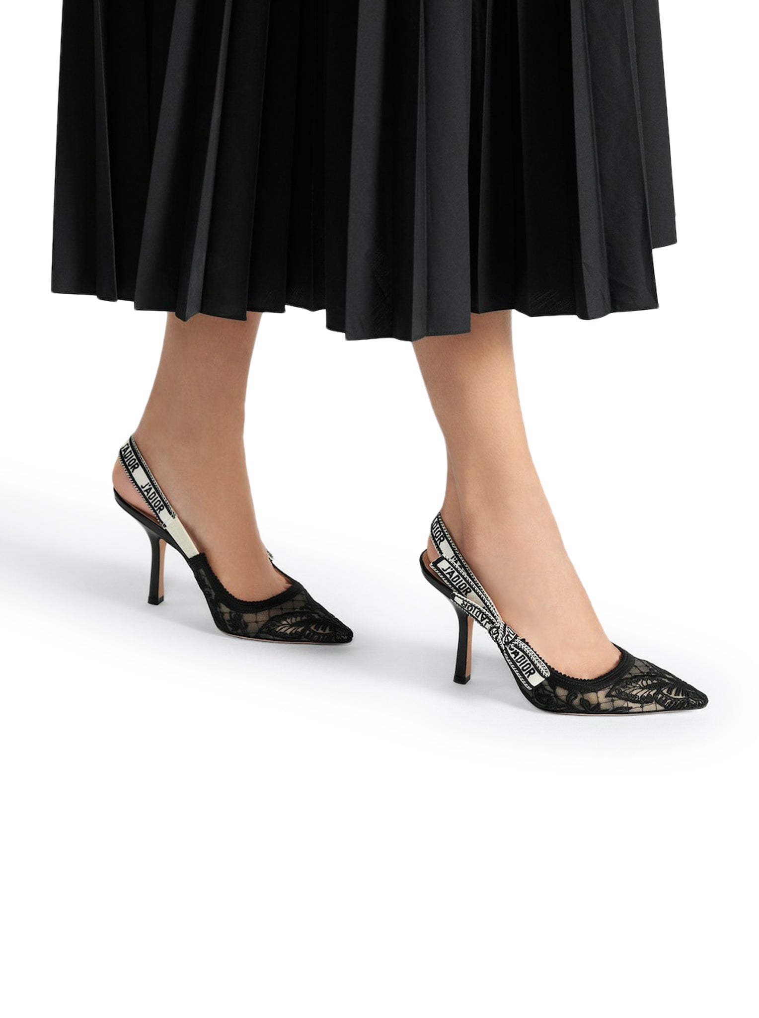 Dior Slingback Pointed-Toe Pumps