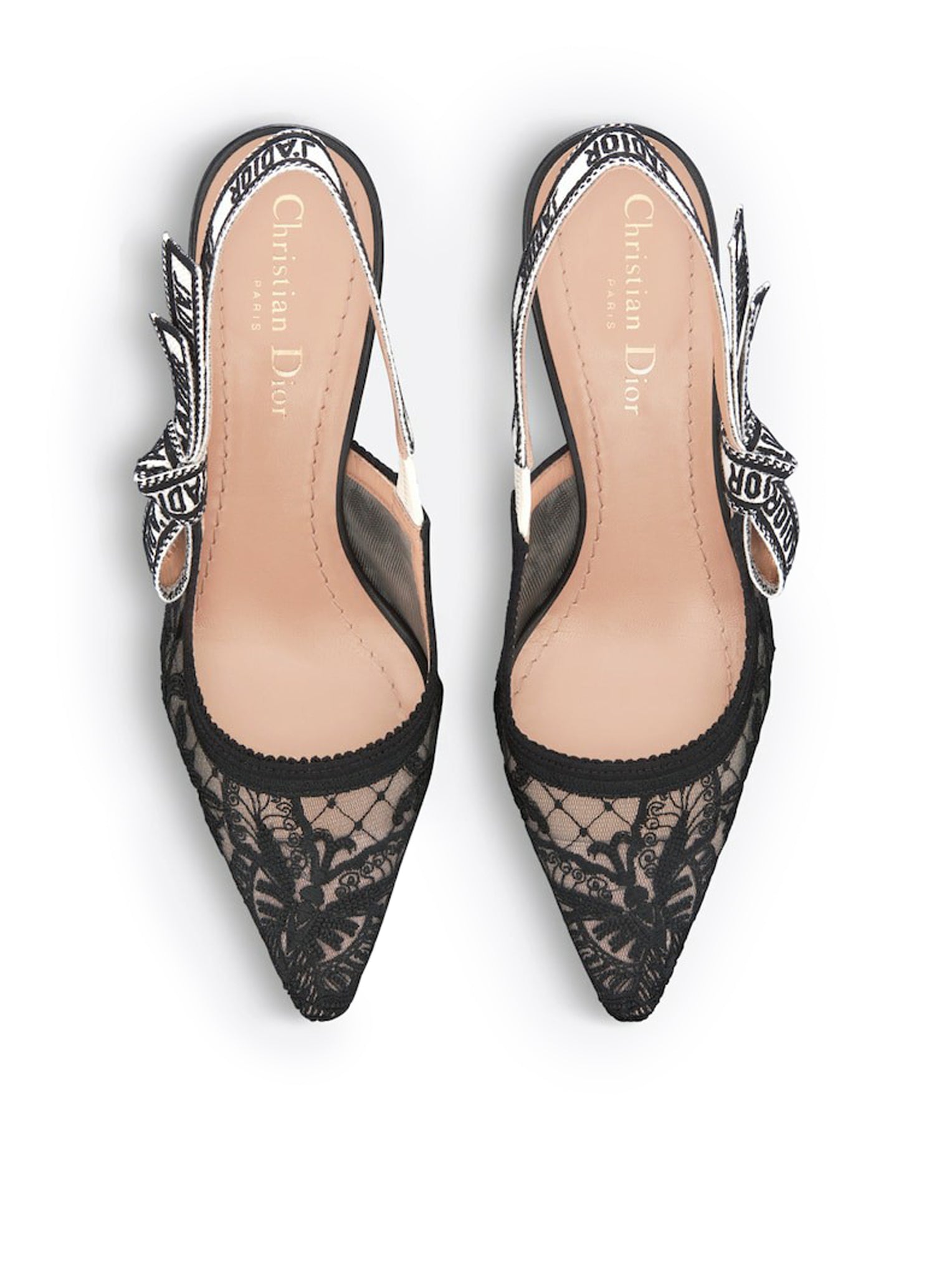 Dior Slingback Pointed-Toe Pumps