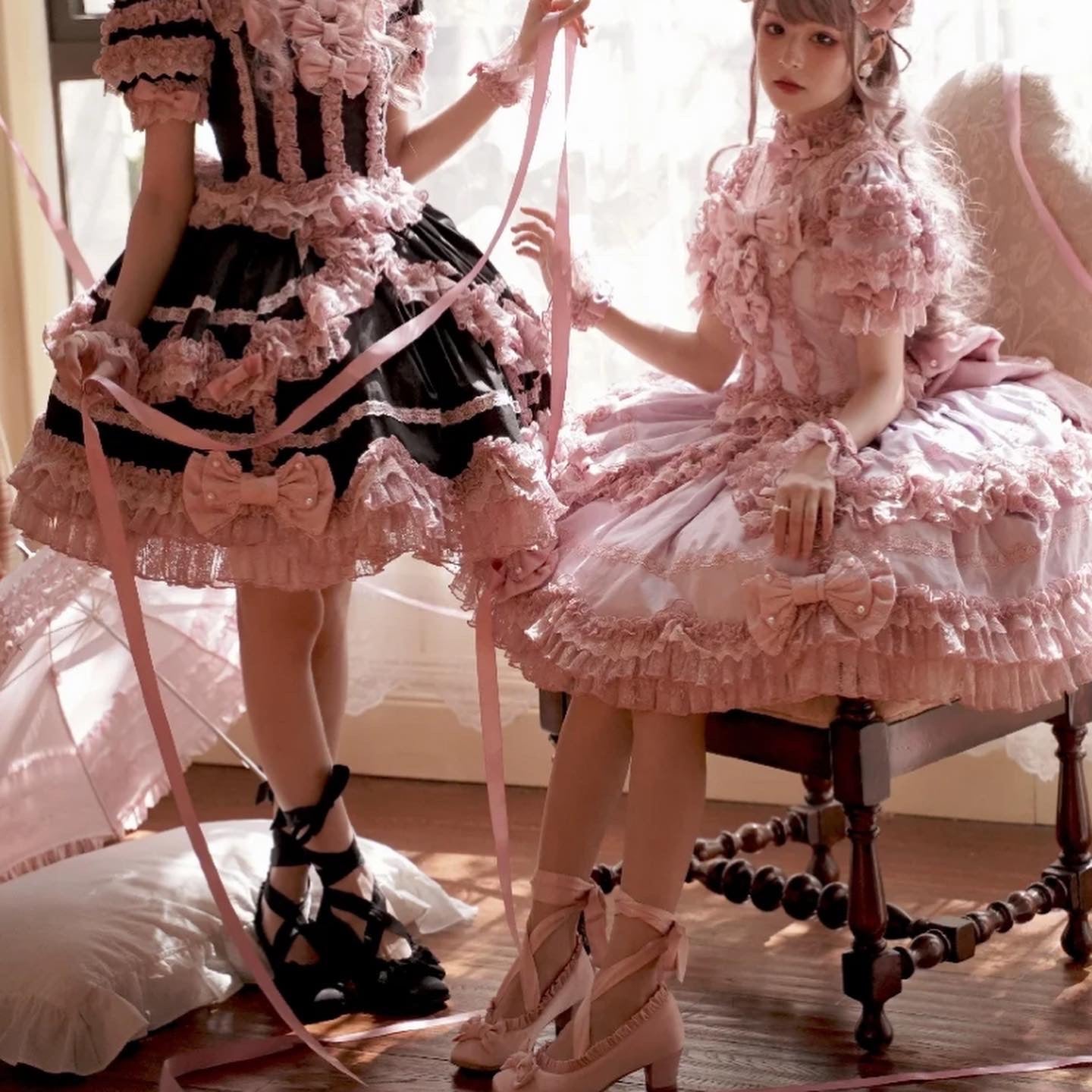 dreamy lace party romance premium lolita dress