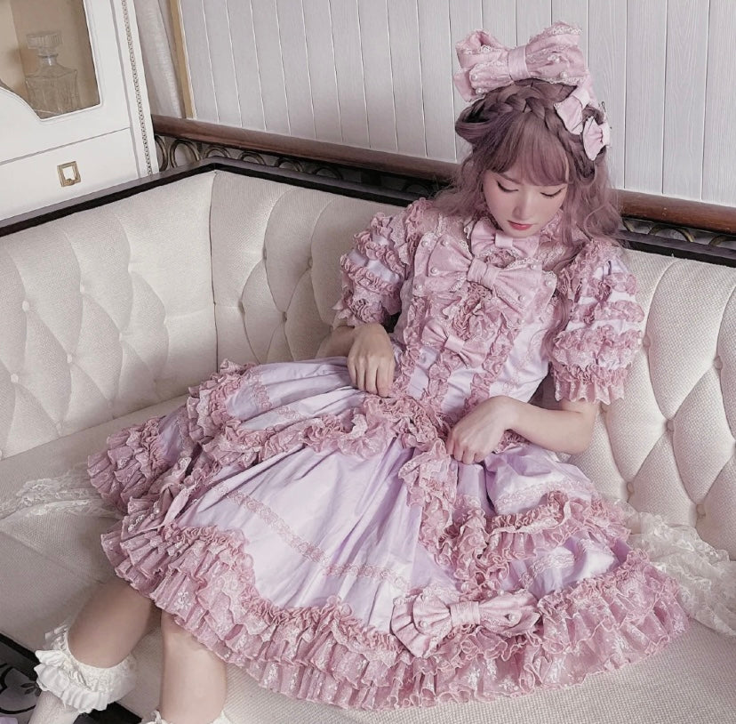 dreamy lace party romance premium lolita dress