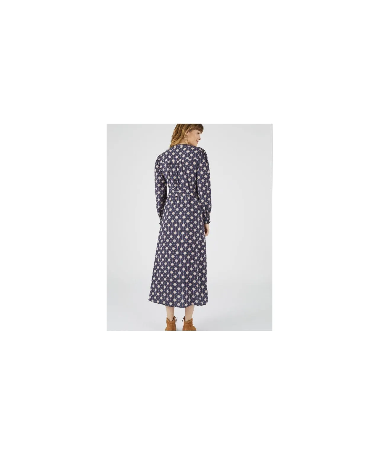 Ecovero Printed Shirt Style Dress