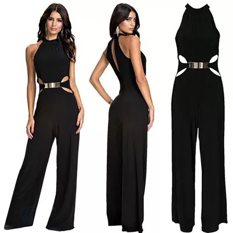 Elegant Cut-out Bodysuit - Sleeveless