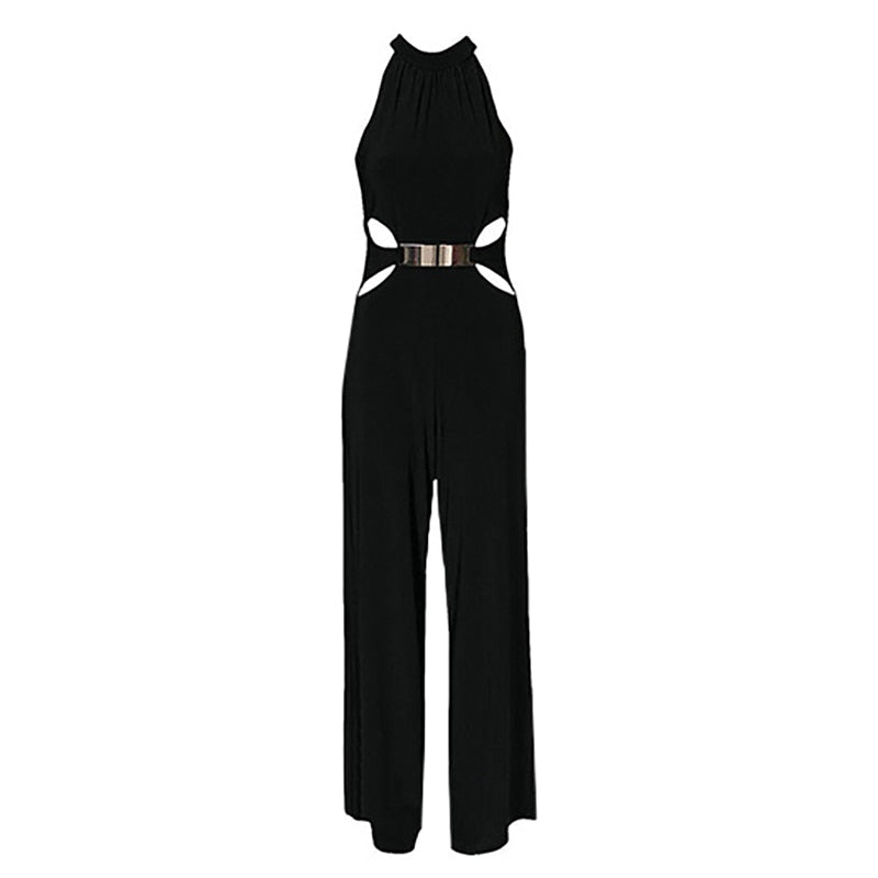 Elegant Cut-out Bodysuit - Sleeveless