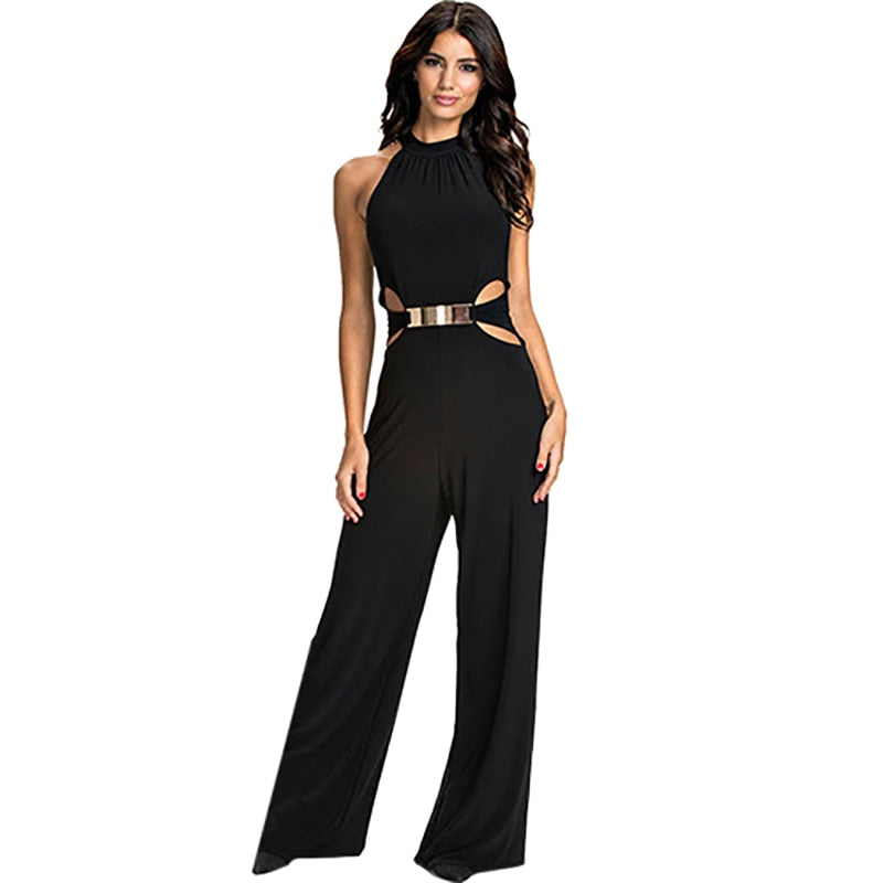 Elegant Cut-out Bodysuit - Sleeveless