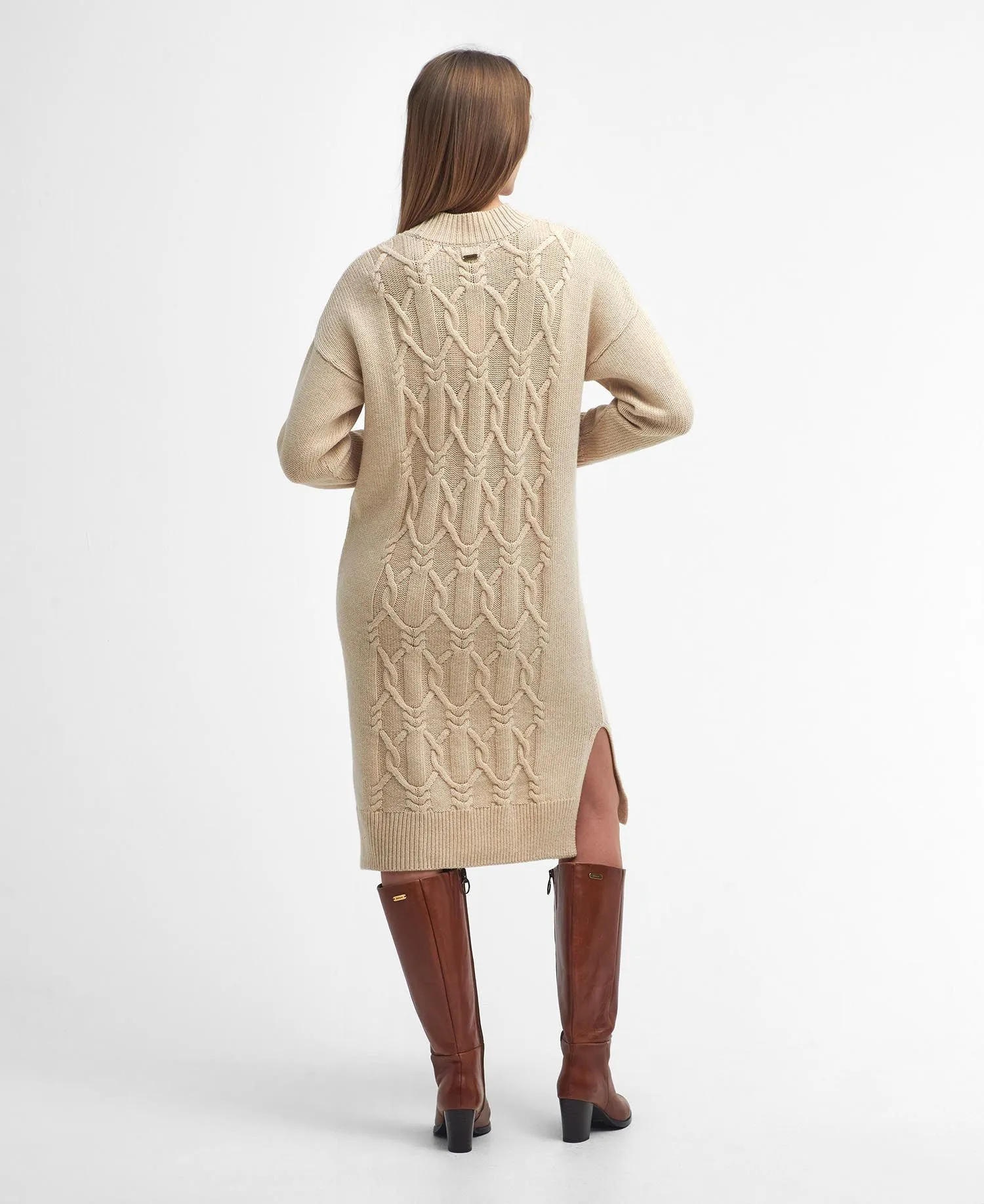 Elisha Cable Knit Midi Dress