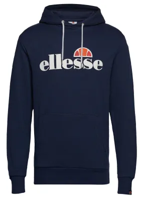 Ellesse Brisbane Navy Logo Overhead Hoodie