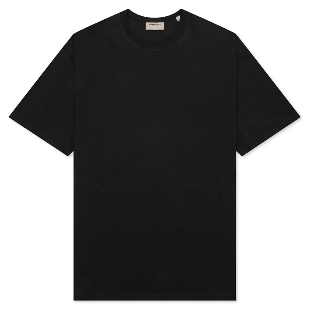 Essentials Black Short-Sleeve T-Shirt