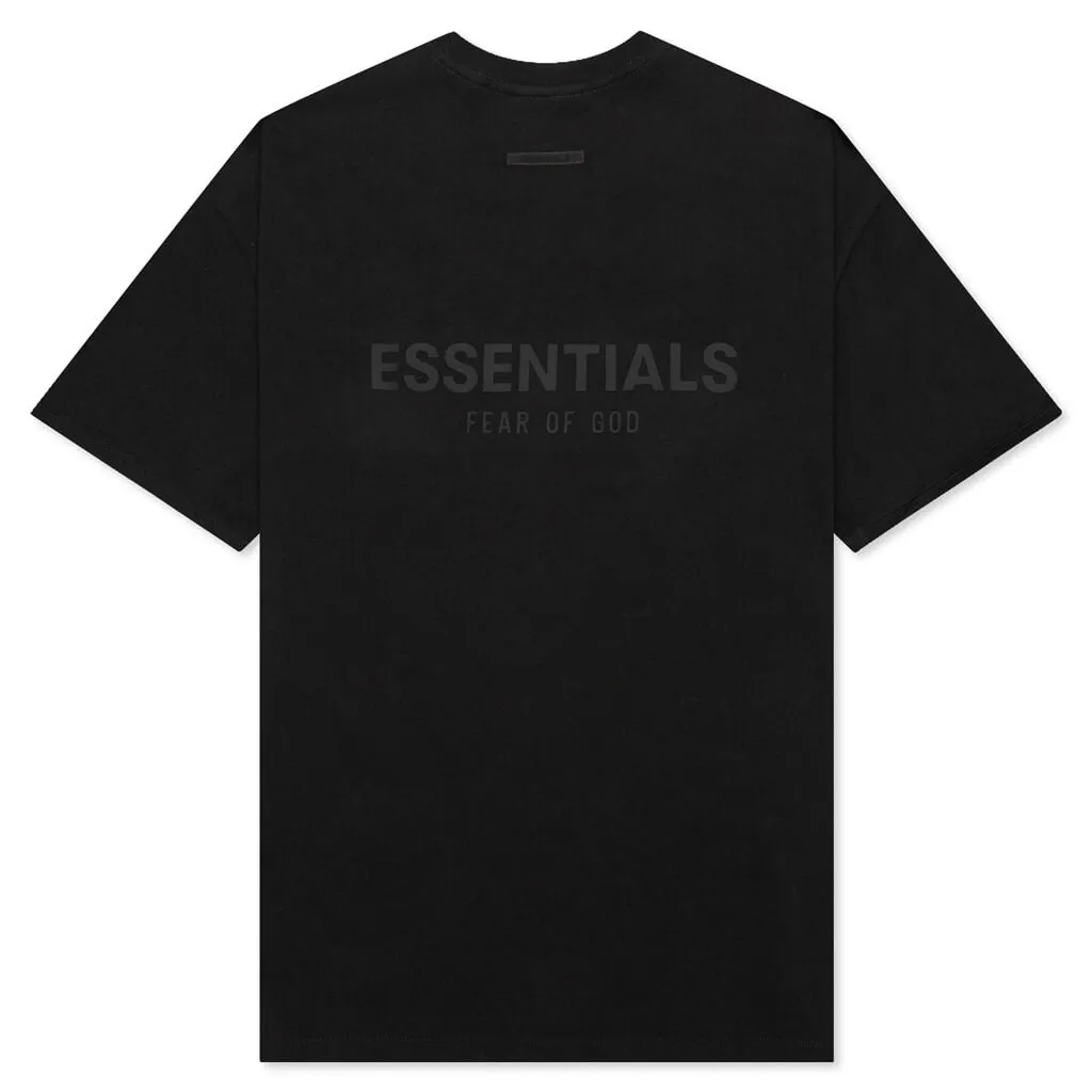 Essentials Black Short-Sleeve T-Shirt