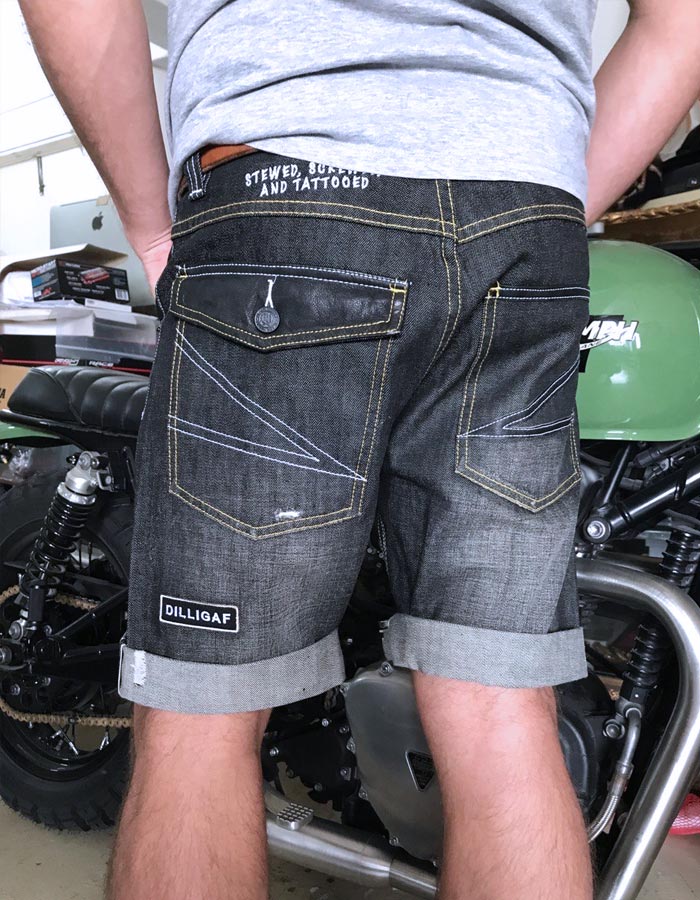 F32 Japanese Denim Cutoff Shorts