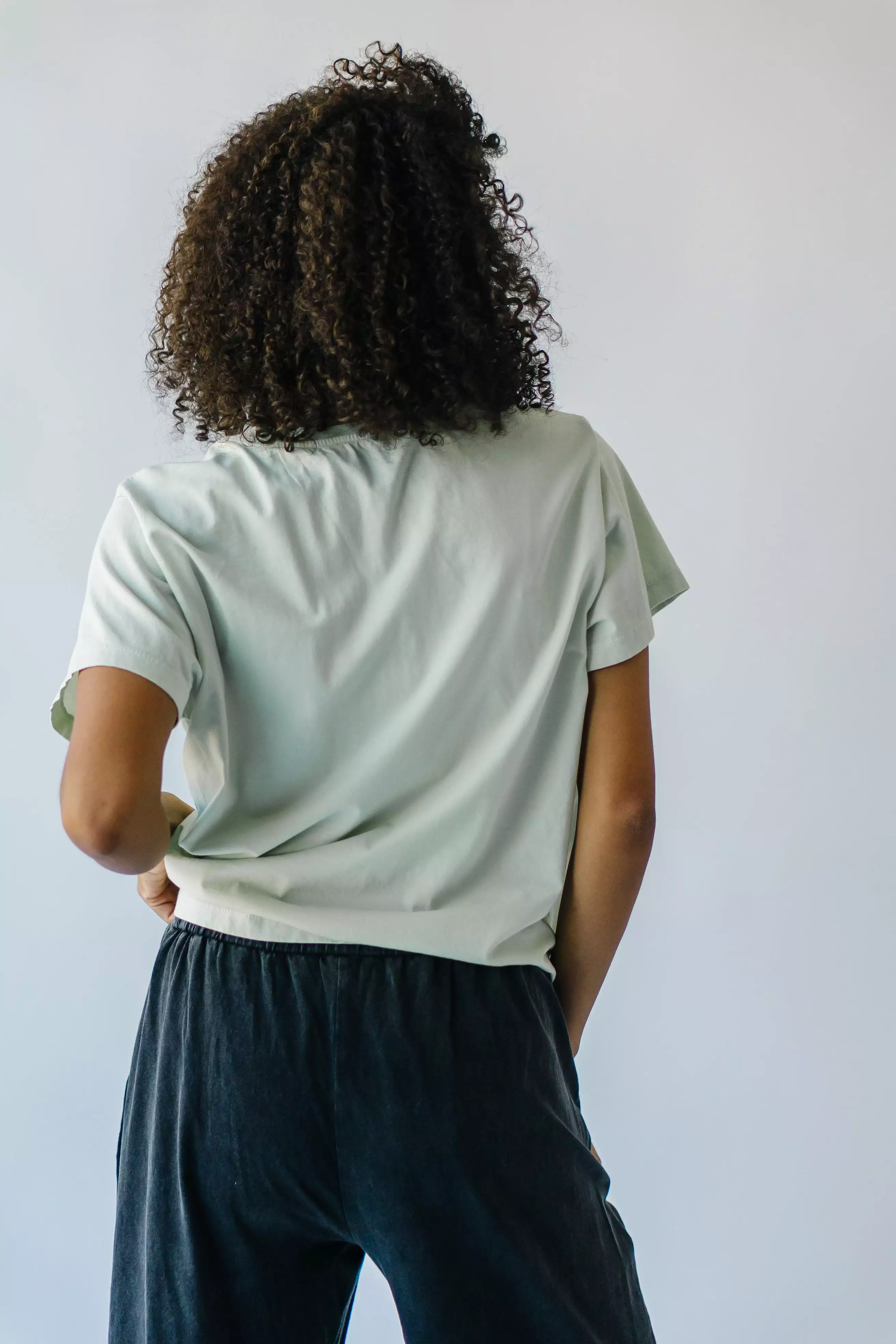 Fallbrook Pocket Detail Tee, Sage, Buy Now