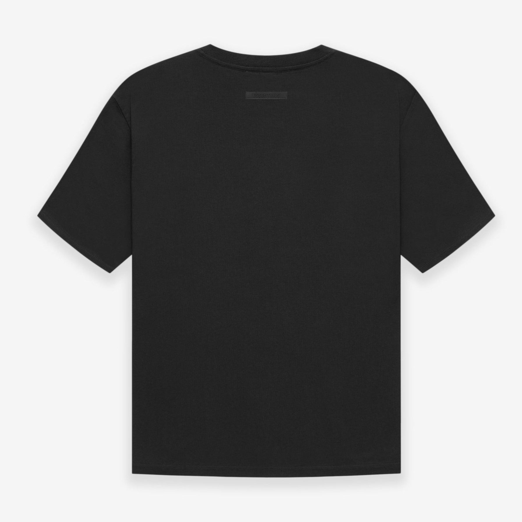 Fear of God Reflective Black Tee with Chest Logo