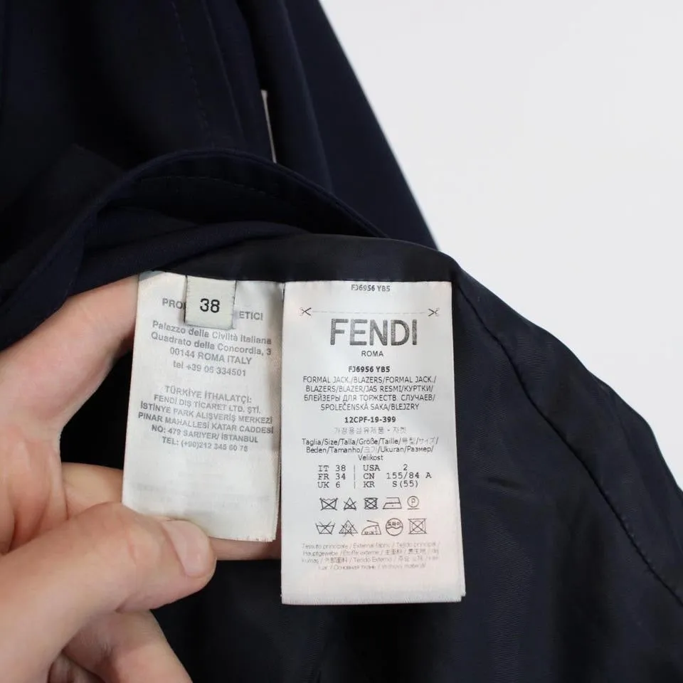 Fendi Wool Blazer Small