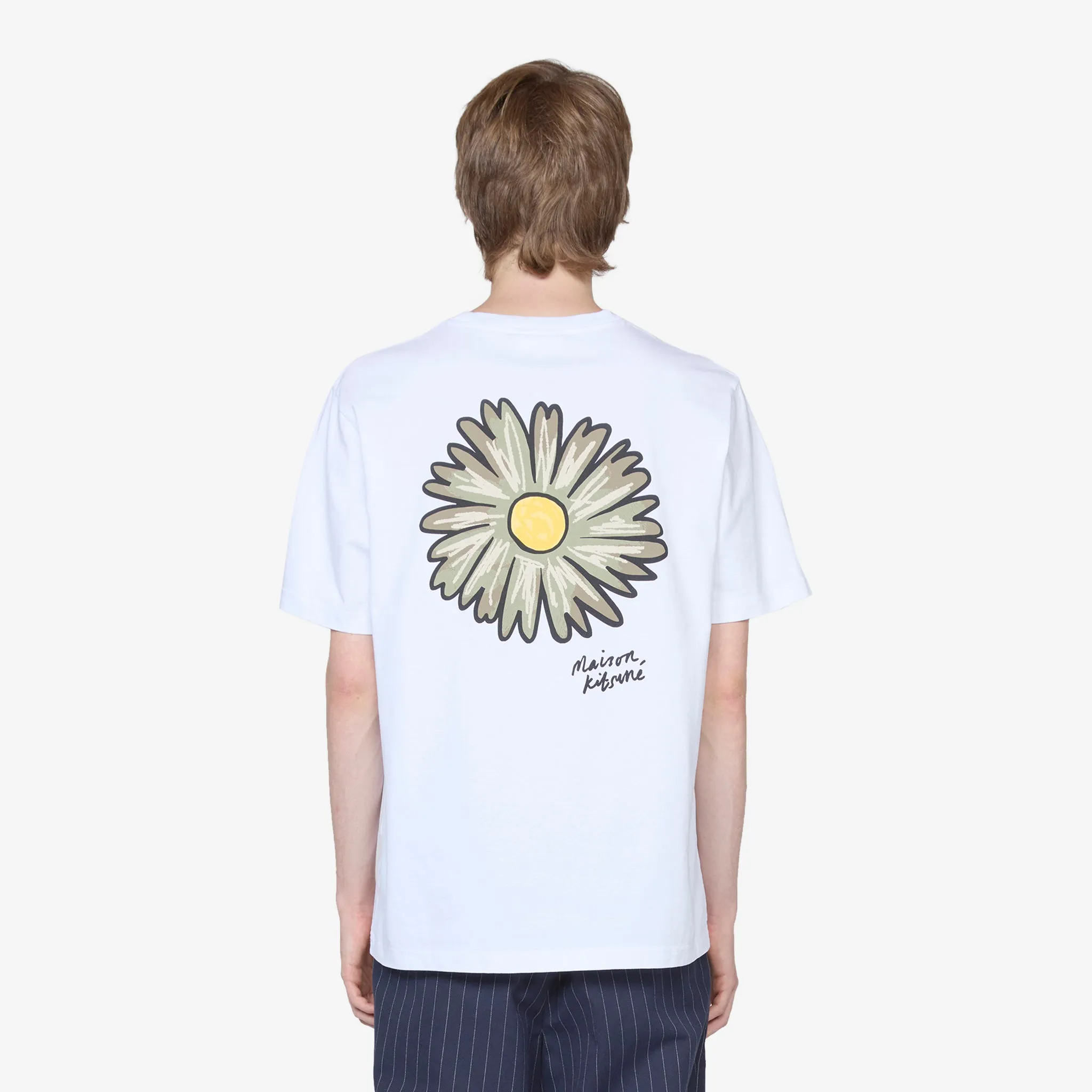 Floating Flower Comfort T-Shirt - White